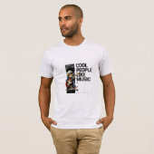 音楽好きは最高！グラフィックTシャツ Tシャツ (正面フル)