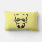 音楽好き猫 ランバークッション (裏面)