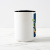 音楽好き2音のコーヒーマグ ツートーンマグカップ (中央)