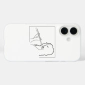 音楽好き、フルート奏者、 Case-Mate iPhoneケース (裏面 (横))