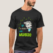 音楽好き Tシャツ (正面)