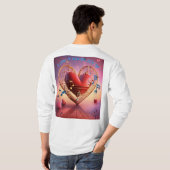 音楽好きTシャツ Tシャツ (裏面フル)