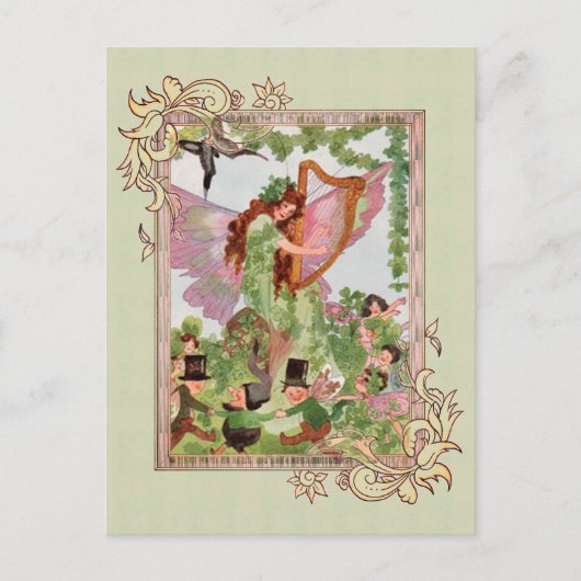 音楽妖精の国遊の音楽はがき ポストカード (正面)