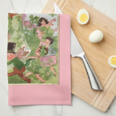 音楽妖精の国遊の音楽 キッチンタオル (四つ折り)