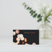 音楽媒体のエレガントでモダンな名刺 名刺 (スタンド正面)