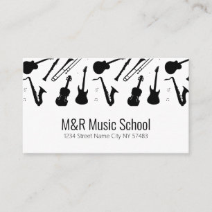 音楽学校の名刺 名刺