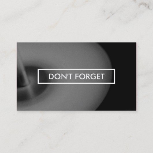 音楽学生のアポイントメントのアラーム 予約カード (正面)