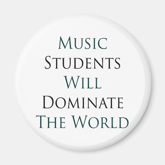 音楽学生は世界を席巻する マグネット (正面)