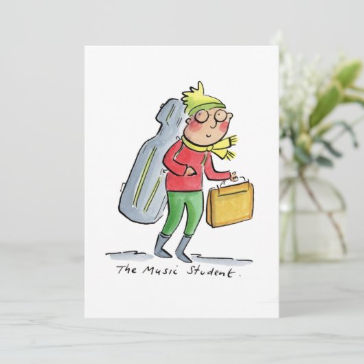 音楽学生 招待状 (スタンド正面)