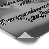 音楽室の称賛のポスター ポスター (角)