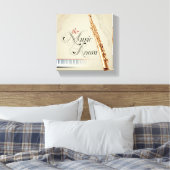 音楽室フルート キャンバスプリント (インサイチュ (寝室))