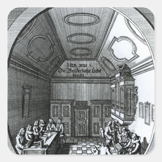 音楽室 スクエアシール (正面)