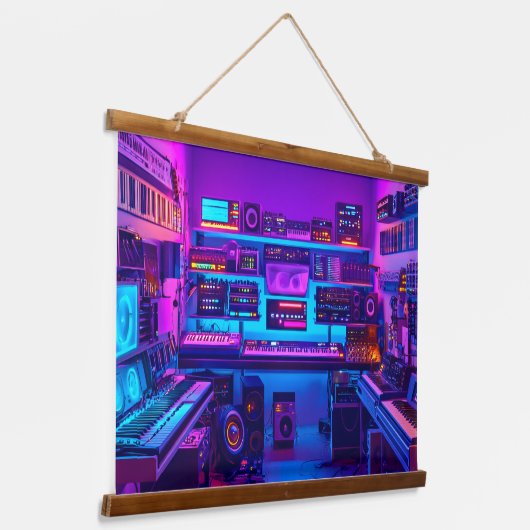 音楽室 吊り下げ型タペストリー (傾斜あり)