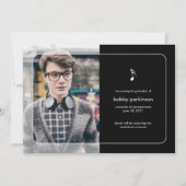 音楽専攻の卒業発表 案内状 (正面)