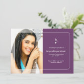 音楽専攻の卒業発表 案内状 (スタンド正面)