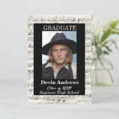 音楽専攻　卒業のお知らせ 招待状 (スタンド正面)