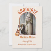 音楽専攻　卒業のお知らせ 招待状 (正面)