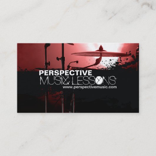 音楽専門店/ドラマーの名刺 名刺 (正面)