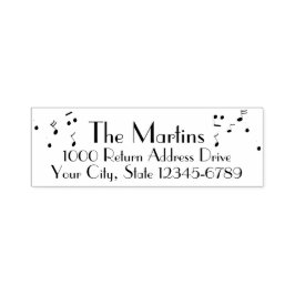 音楽差出人住所 セルフインキングスタンプ