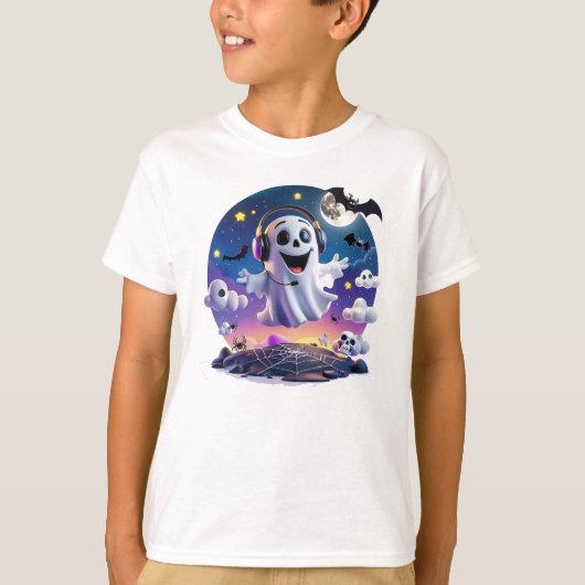 音楽幽霊 Tシャツ (正面)