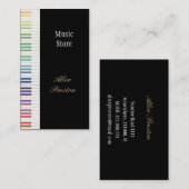 音楽店-名刺 名刺 (正面/裏面)