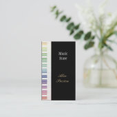 音楽店-名刺 名刺 (スタンド正面)