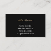 音楽店-名刺 名刺 (裏面)