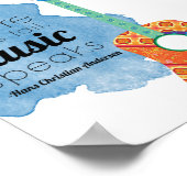 音楽引用文の単語が音楽話に失敗感動的、 ポスター (角)