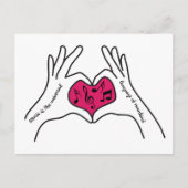 音楽引用文はがき ポストカード (正面)