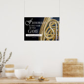 音楽引用文やる気を起こさせる – リーダーシップ引用文 ポスター (キッチン)