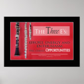 音楽引用文やる気を起こさせる – リーダーシップ引用文 ポスター (正面)