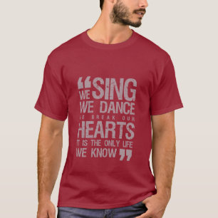 音楽引用文グランジのTシャツでダンスブレイクハート Tシャツ
