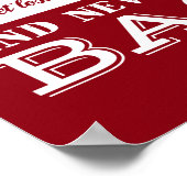 音楽引用文ポスター自由と脱出 ポスター (角)