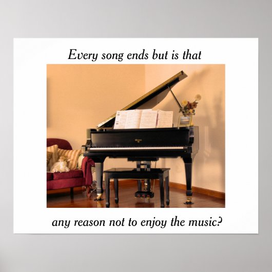 音楽引用文ポスター ポスター (正面)