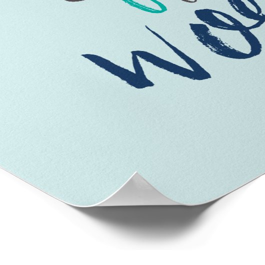 音楽引用文手書画ポスターをアップする ポスター (角)