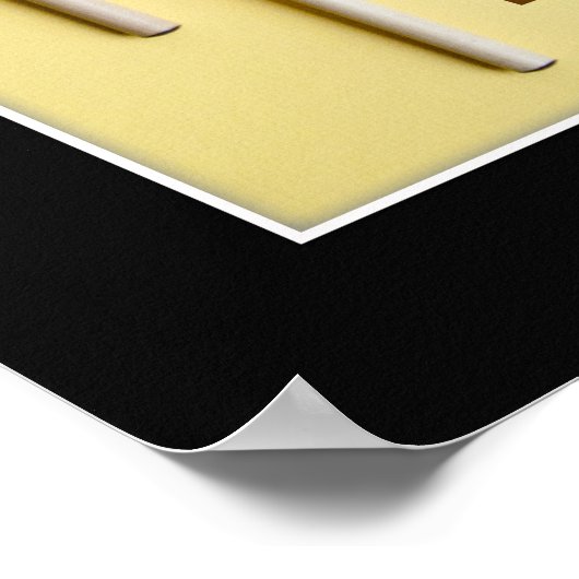 音楽引用文 – パーカ感動的ッション ポスター (角)