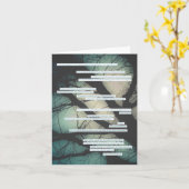 音楽悔やみや弔慰カードのない葬送歌 カード (黄色い花)