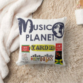 音楽惑星装飾用クッション クッション (ブランケット)