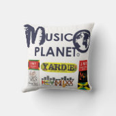 音楽惑星装飾用クッション クッション (裏面)