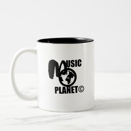 音楽惑星 ツートーンマグカップ (左)