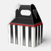 音楽愛好家かわいいパーティーの好意ボックス フェイバーボックス (裏面サイド)