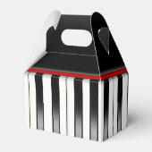 音楽愛好家かわいいパーティーの好意ボックス フェイバーボックス (正面サイド)