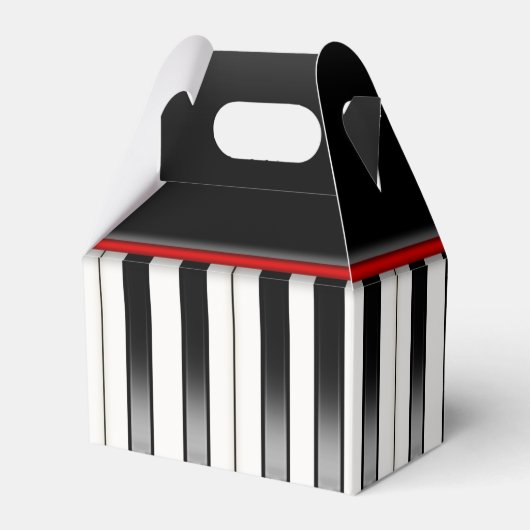 音楽愛好家かわいいパーティーの好意ボックス フェイバーボックス (正面サイド)