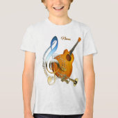 音楽愛好家のためのお祝いテーマ トライブレンドTシャツ (正面)