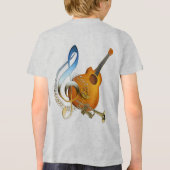 音楽愛好家のためのお祝いテーマ トライブレンドTシャツ (裏面)