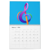 音楽愛好家のためのカレンダー カレンダー (2月 2026)