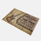 音楽愛好家のドオーマおもしろいー、ギタリスト ドアマット (アングル)