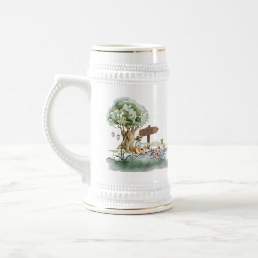 音楽愛好家のマグカップ ビールジョッキ (左)