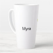 音楽愛好家の二音コーヒーマグ カフェラテマグ (左アングル)