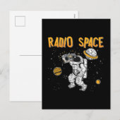 音楽愛好家の天文学ラジオ宇宙星宇宙 シーズンポストカード (正面/裏面)